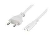 Kabel zasilajacy (wewnetrzny) - Deltaco DEL-109J-50 - power cable - Europlug to power IEC 60320 C7 - 50 cm - DEL-109J-50