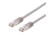 Kabel sieciowy - Deltaco patch cable - 30 cm - grey - Szary - 0.3m - SFTP-603H