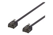 Kabel sieciowy - Deltaco patch cable - 5 m - black - Czarny - 5m - UUTP-2067