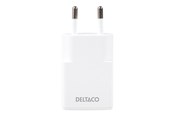 Telefon - Adapter i Ładowarka - Deltaco power adapter - slim - 24 pin USB-C - 30 Watt - USBC-AC156
