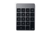Klawiatura - Satechi Slim Wireless Keypad - Compact Bluetooth Keyboard with Long-Lasting Battery and Aluminum Finish - Blok numeryczny - Szary - ST-KSALKPM