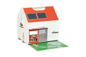 Lalki i akcesoria - Goki - Wooden Portable Doll House with Accessories - 51458