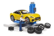 Samochody i pojazdy - Bruder BWorld Car service and  Roadster - BR62112
