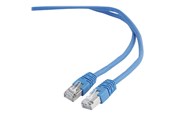 Kabel sieciowy - Gembird patch cable - 1 m - blue - Niebieski - 1m - PP6-1M/B