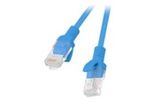 Kabel sieciowy - Lanberg patch cable - 50 cm - blue RAL 5012 - Niebieski - 0.5m - PCU5-20CC-0050-B