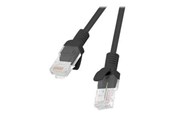 Kabel sieciowy - Lanberg patch cable - 3 m - black RAL 9004 - Czarny - 3m - PCU5-20CC-0300-BK