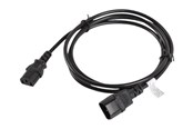 Kabel zasilający (zewnętrzny) - Lanberg - power extension cable - power IEC 60320 C13 to IEC 60320 C14 - 1.8 m - CA-C13E-11CC-0018-BK