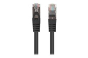 Kabel sieciowy - Lanberg patch cable - 1.5 m - black RAL9004 - Czarny - 1m - PCF6-20CC-0150-BK