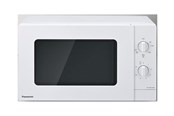 Kuchenka mikrofalowa, mini piekarnik - Panasonic NN-GM21QWEPG - microwave oven with grill - freestanding - white - NN-GM21QWEPG