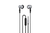 Sluchawki, zestaw sluchawkowy - Dudao Metal Wired Earbuds 3.5mm Mini Jack Gray (X2C-Gray) - 6973687241414
