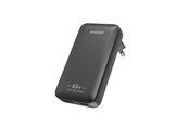 Telefon - Adapter i Ładowarka - Dudao A65Q 65W GaN Travel Wall Charger USB-A / USB-C PD Ultra-Thin EU / US - Black - 6976625333868