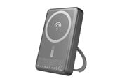 Powerbank - Dudao K28 10000mAh PD 22.5W MagSafe Powerbank with Metal Case and Ring Stand - Gray Powerbank - Szary - 10000 mAh - 6977196680146