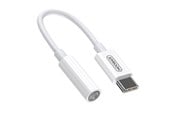 Kabel audio - Joyroom SH-C1 headphone mini jack 3.5 mm (female) / USB-C (male) adapter - white - 6941237103376