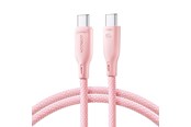 Kabel USB - Joyroom Multi-Color Series S-A34 USB-C / USB-C PD 60W 1m Cable - Pink - 6941237110176