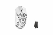 Myszka - WLMouse Beast X Max (Solid Side + Omron) / Wireless 8K / Magnesium - Myszka do gier - Optyczny - 5 - Biały - MAX-Milky White-O-SHIXIN