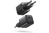 Telefon - Adapter i Ladowarka - Joyroom fast wall charger USB Type C 20W Power Delivery Quick Charge 3.0 AFC black (L-P202) - 6941237144492