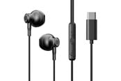 Sluchawki, zestaw sluchawkowy - Joyroom TYPE-C Series JR-EC07 USB-C in-ear headphones metal - black - 6941237162762
