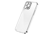 Telefon - Pokrowiec i etui - Joyroom Chery Mirror Case Cover for iPhone 13 Pro Metallic Frame Silver (JR-BP908 silver) - 6941237165428