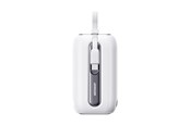 Powerbank - Joyroom mini powerbank 10000mAh Colorful Series 22.5W with 2 built-in USB C and Lightning cables white (JR-L012) Powerbank - Biały - 10000 mAh - 6956116701741