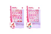Kreatywne gry - CREATE IT! Self-adhesive nail set 1 pcs - assorted - 884534BV1