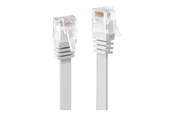 Kabel sieciowy - Lindy patch cable - 1 m - white - Biały - 1m - 47501
