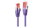 Kabel sieciowy - Lindy patch cable - 30 cm - purple - Fioletowy - 0.3m - 47820