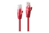 Kabel sieciowy - Lindy patch cable - 3 m - red - Czerwony - 3m - 48034