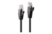 Kabel sieciowy - Lindy patch cable - 7.5 m - black - Czarny - 7.5m - 48081