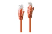 Kabel sieciowy - Lindy patch cable - 50 cm - orange - Pomarańczowy - 0.5m - 48106