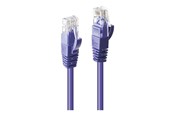 Kabel sieciowy - Lindy patch cable - 50 cm - purple - Fioletowy - 0.5m - 48121