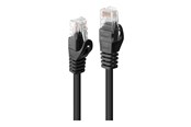 Kabel sieciowy - Lindy Basic patch cable - 50 cm - black - Czarny - 0.5m - 48191