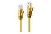 Kabel sieciowy - Lindy patch cable - 50 cm - yellow - Żółty - 0.5m - 48061