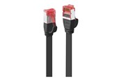 Kabel sieciowy - Lindy patch cable - 10 m - black - Czarny - 10m - 47575
