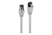 Kabel sieciowy - Lindy patch cable - 50 cm - grey - Szary - 0.5m - 47441