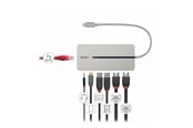 Stacja dokująca - Lindy - docking station - USB-C 3.2 - 2 x HDMI - 1GbE - 43360