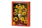 Puzzle - Castorland Sunflowers in a Peacock Vase 1000pcs. Podłoga - C-103843-2