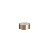 Dekoracje - Moods & More LED Melted tealight - Metal brass finish - M12-MB063025