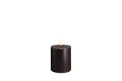 Dekoracje - Moods & More LED pillar candle - Charcoal - 74x100 mm - M30-CC074100