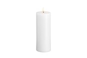 Dekoracje - Moods & More LED pillar candle - Classic white - 74x200 mm - M30-CW074200