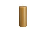 Dekoracje - Moods & More LED pillar candle - Honey mustard - 74x200 mm - M30-HM074200
