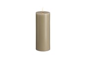 Dekoracje - Moods & More LED pillar candle - Kit grey - 74x200 mm - M30-KG074200