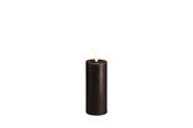 Dekoracje - Moods & More LED pillar candle - Melted Charcoal - 49x125 mm - M31-CC049125