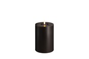 Dekoracje - Moods & More LED pillar candle - Melted Charcoal - 99x150 mm - M31-CC099150