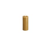 Dekoracje - Moods & More LED pillar candle - Melted Honey mustard - 49x125 mm - M31-HM049125