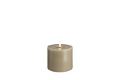 Dekoracje - Moods & More LED pillar candle - Melted Kit grey - 99x100 mm - M31-KG099100