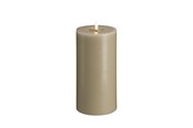 Dekoracje - Moods & More LED pillar candle - Melted Kit grey - 99x200 mm - M31-KG099200