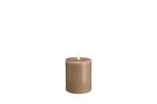 Dekoracje - Moods & More LED pillar candle - Melted Sand - 74x100 mm - M31-SD074100