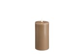 Dekoracje - Moods & More LED pillar candle - Melted Sand - 74x150 mm - M31-SD074150