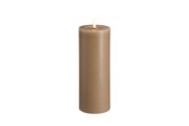Dekoracje - Moods & More LED pillar candle - Melted Sand - 74x200 mm - M31-SD074200