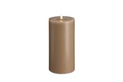 Dekoracje - Moods & More LED pillar candle - Melted Sand - 99x200 mm - M31-SD099200